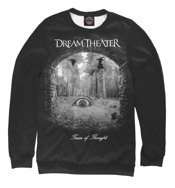 Женский свитшот с изображением Dreamtheater цвета Белый