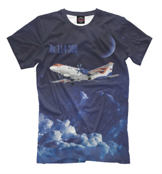 Мужская футболка Самолет Ил–114-300