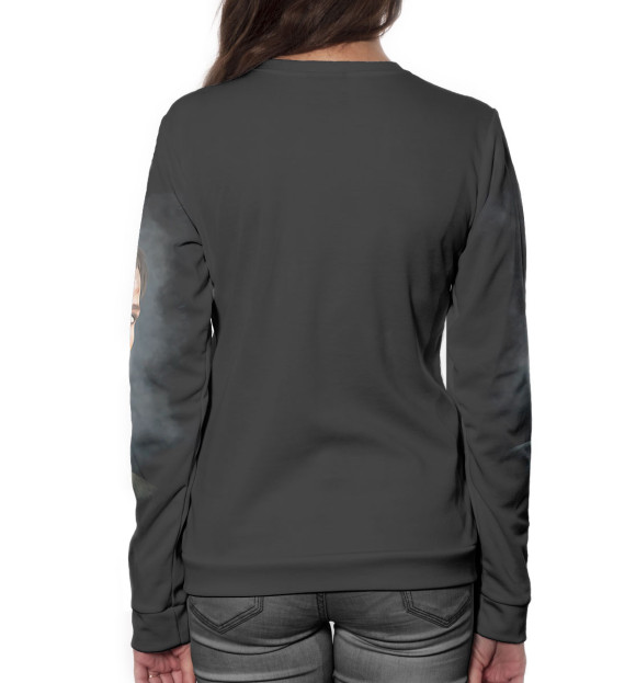 Женский свитшот с изображением Джоэл цвета Белый