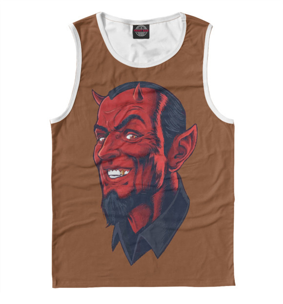 Мужская майка с изображением Ацкий Сотона цвета Белый