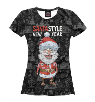 Женская футболка SantaSTYLE