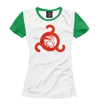Женская футболка Солярный знак и орел