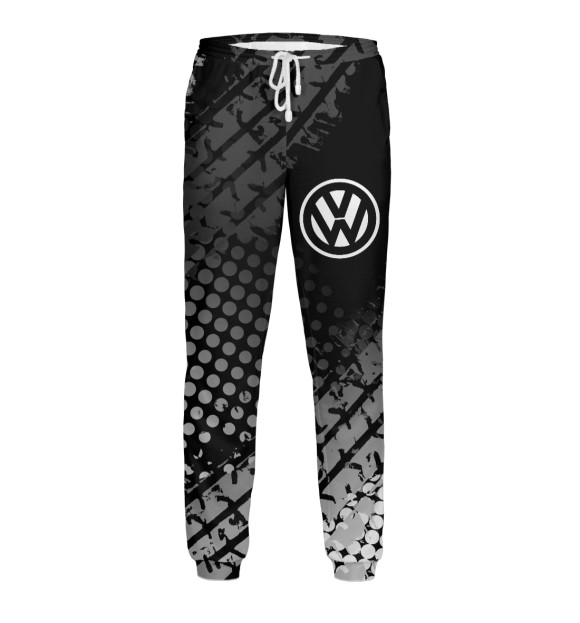 Мужские спортивные штаны с изображением Volkswagen цвета Белый