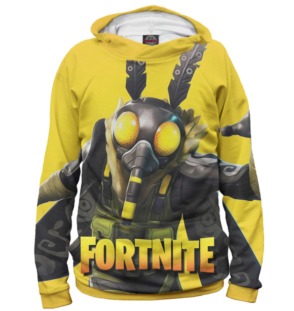 Женское худи с изображением FORTNITE цвета Белый