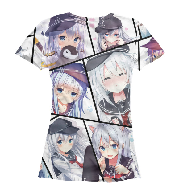 Футболка для девочек с изображением Senpai цвета Белый