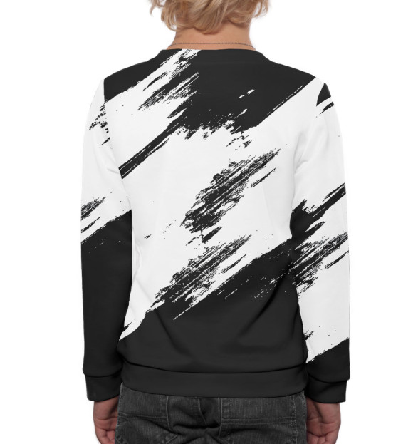 Свитшот для мальчиков с изображением JDM цвета Белый