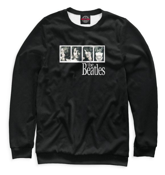 Мужской свитшот с изображением The Beatles -The Beatles цвета Белый