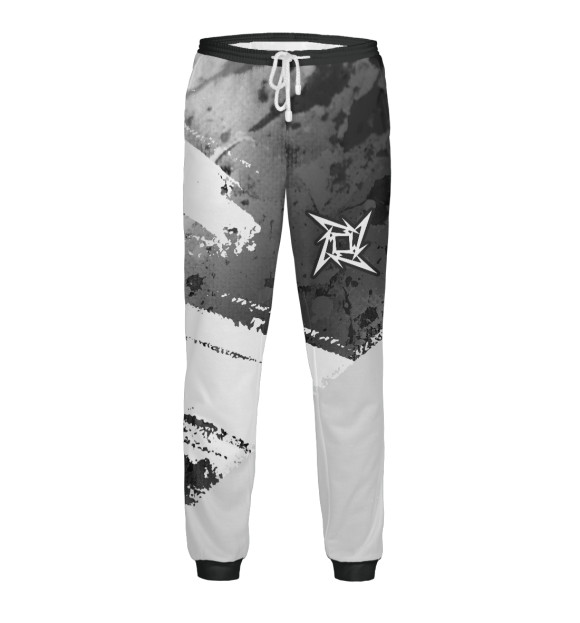Мужские спортивные штаны с изображением Metallica / Металлика цвета Белый