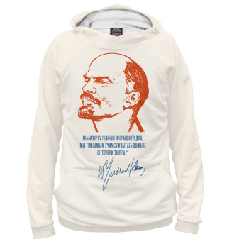 Худи для девочки Ленин