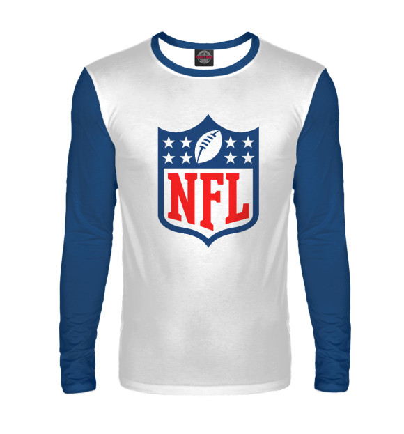Мужской лонгслив с изображением NFL цвета Белый