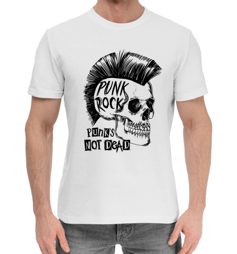 Хлопковые футболки Print Bar Панк рок мужская футболка punk not dead анархия панк рок s зеленый