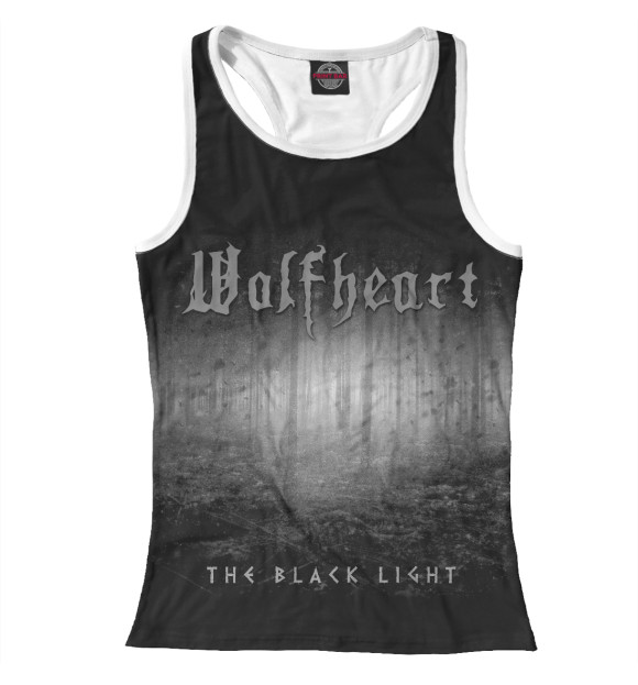 Женская майка-борцовка с изображением Wolfheart цвета Белый