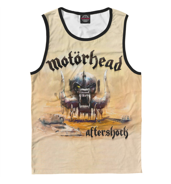 Майка для мальчика с изображением Motorhead Aftershock цвета Белый