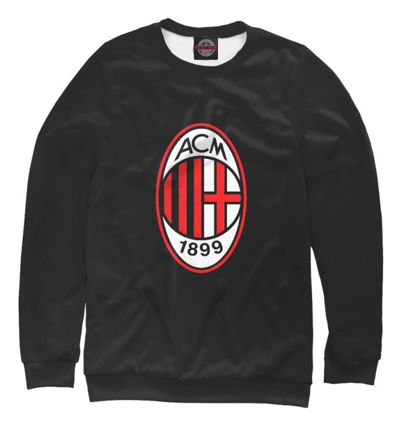 Свитшот для мальчиков с изображением Milan цвета Белый