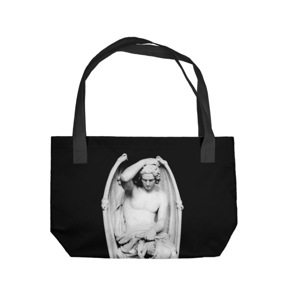 Пляжная сумка с изображением Lucifer цвета 