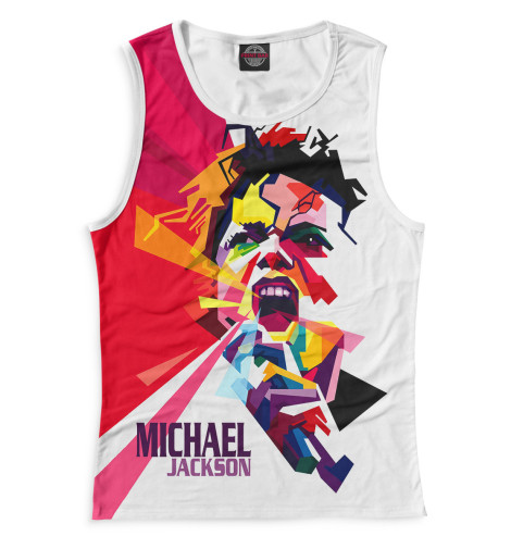 

Майки Print Bar, Белый, Michael Jackson