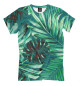 Мужская футболка Пальмовые листья