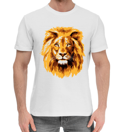 футболки print bar лев в смокинге Хлопковые футболки Print Bar Лев