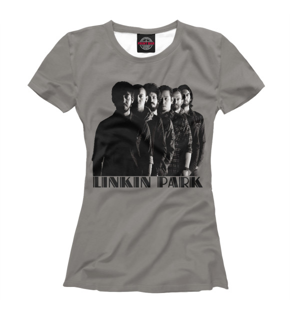 Женская футболка с изображением Linkin Park цвета Белый