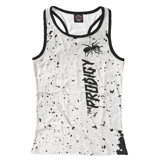 Женская майка-борцовка с притом THE PRODIGYHB цвета Белый Женская майка-борцовка с изображением THE PRODIGYHB цвета Белый