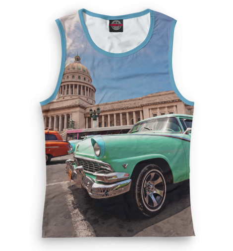 

Майки Print Bar, Белый, Автомобили на Кубе