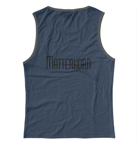 

Майки Print Bar, Белый, Маттерхорн. Альпы.