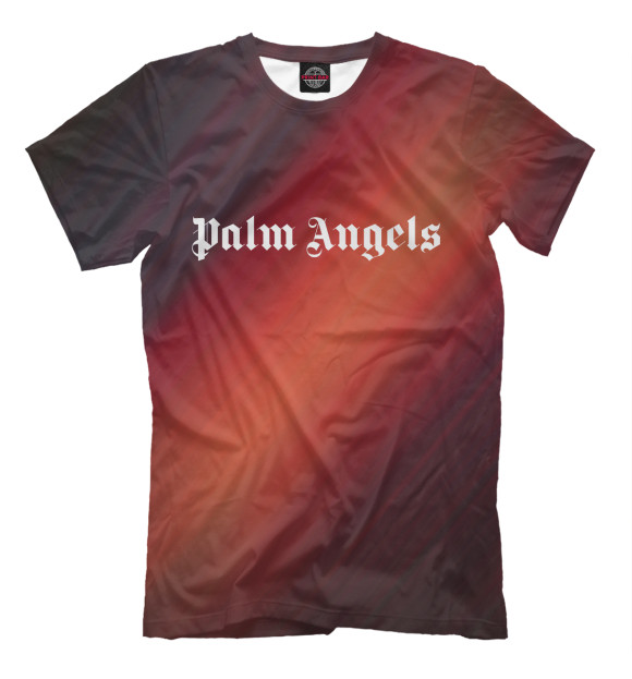Футболка для мальчиков с изображением Palm Angels цвета Белый