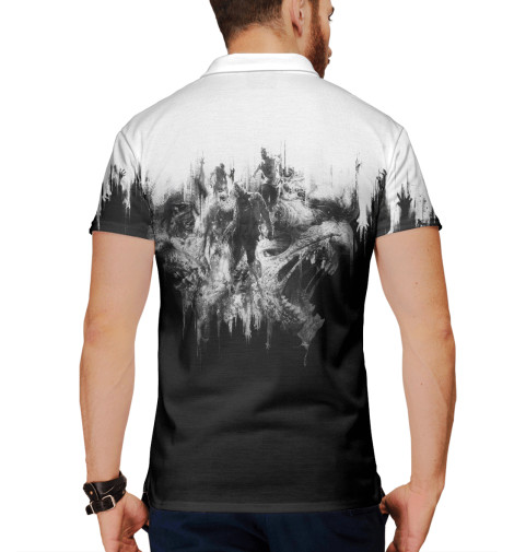 

Поло Print Bar, Белый, Dying Light