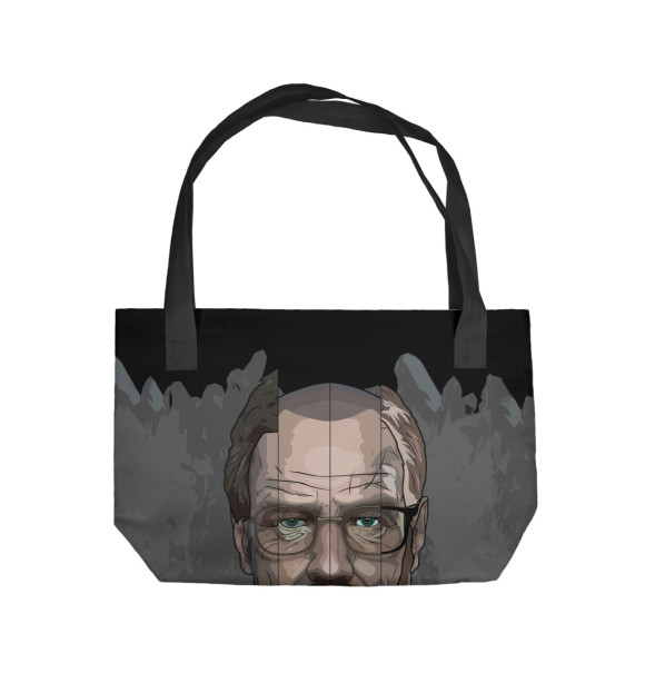 Пляжная сумка с изображением Heisenberg's цвета 