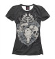 Футболка для девочек Skull
