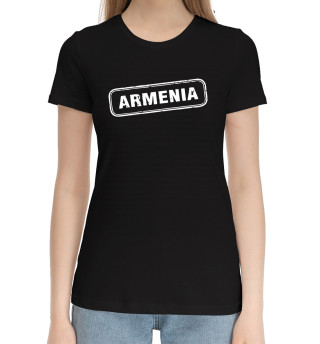 Хлопковая футболка для девочек Armenia