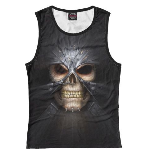 

Майки Print Bar, Белый, Скелет в маске