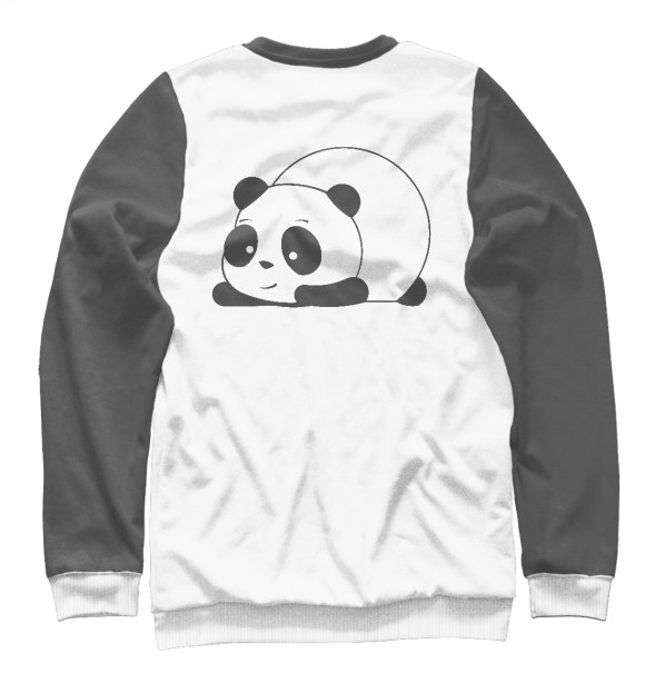 Свитшот для мальчиков с изображением Panda цвета Белый