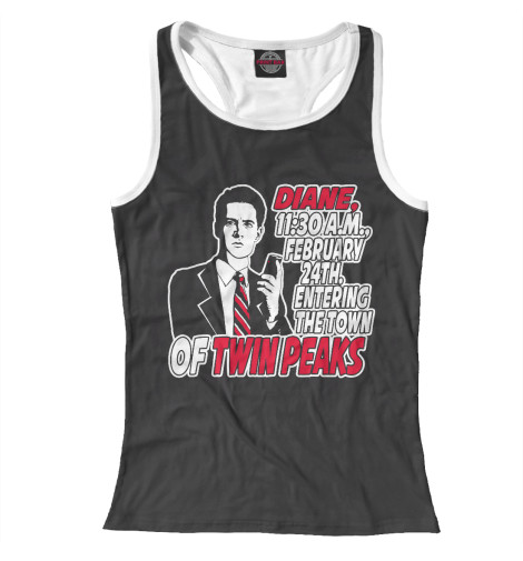 

Майки борцовки Print Bar, Белый, Дейл Купер