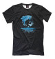 Футболка для мальчиков Bigfoot Fishing Silhouette