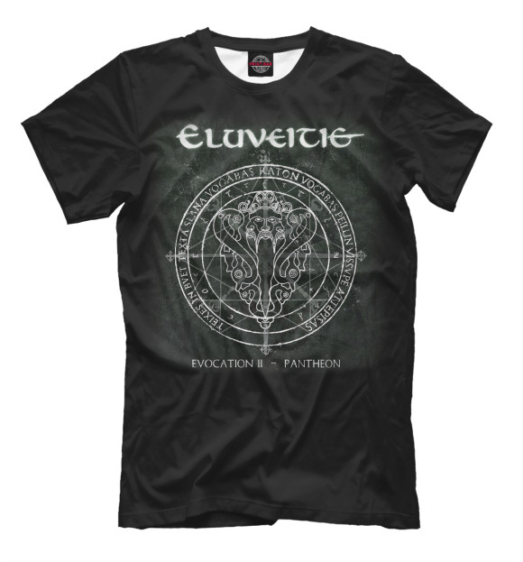 Футболка для мальчиков с изображением Eluveitie цвета Черный