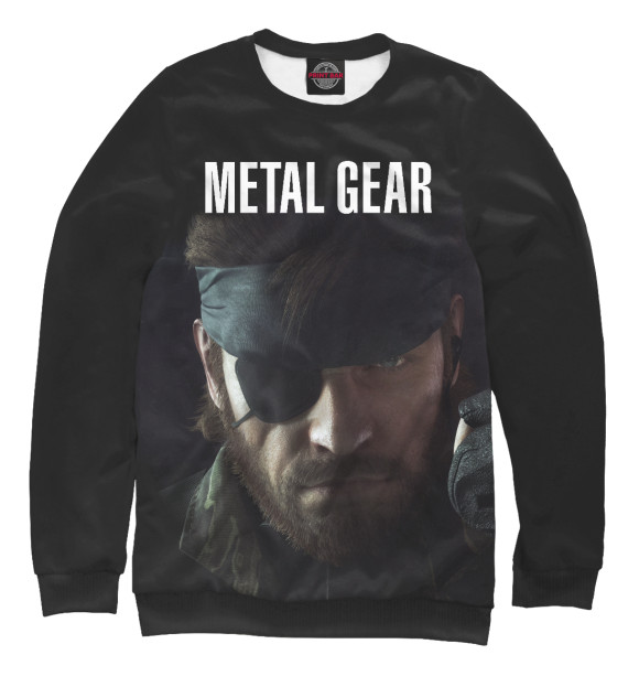 Женский свитшот с изображением Metal Gear цвета Белый