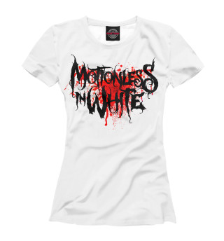 Футболка для девочек Motionless In White Blood Logo