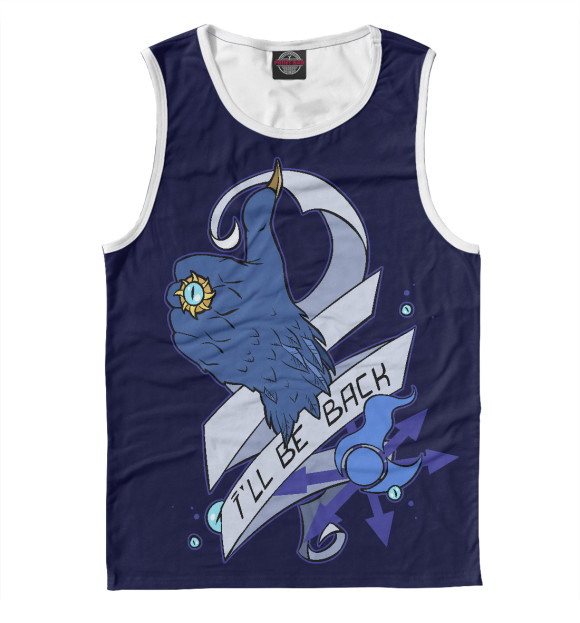 Майка для мальчика с притом Warhammer Tzeentch цвета Белый Майка для мальчика с изображением Warhammer Tzeentch цвета Белый