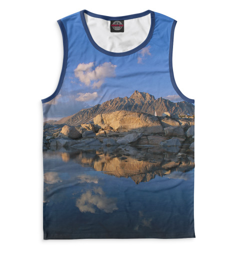 

Майки Print Bar, Синий, Горы