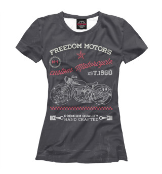 Женская футболка Freedom Motors