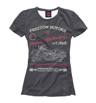 Футболка для девочек Freedom Motors