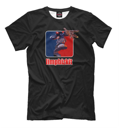 

Футболки Print Bar, Черный, Limp Bizkit