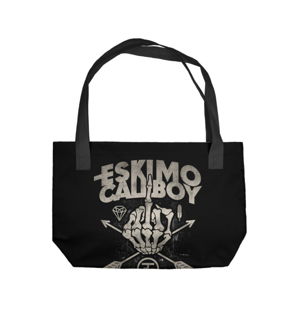 Пляжная сумка с изображением Eskimo Callboy цвета 
