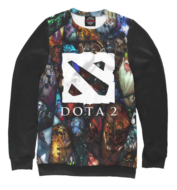 Свитшот для мальчиков с изображением DOTA allpic цвета Белый