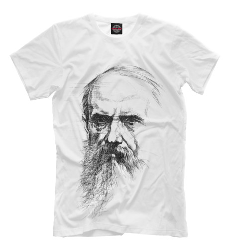 

Футболки Print Bar, Молочно-белый, Ф.М. Достоевский