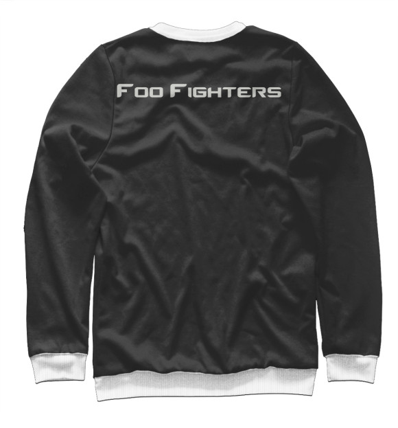 Женский свитшот с изображением Foo Fighters Concrete And Gold цвета Белый