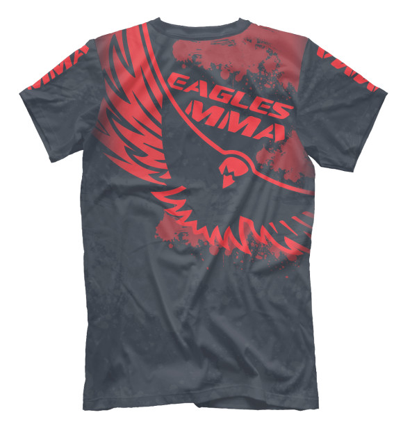 Мужская футболка с изображением Eagles MMA цвета Белый
