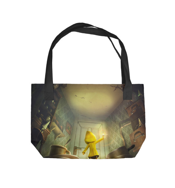 Пляжная сумка с изображением Little Nightmares цвета 