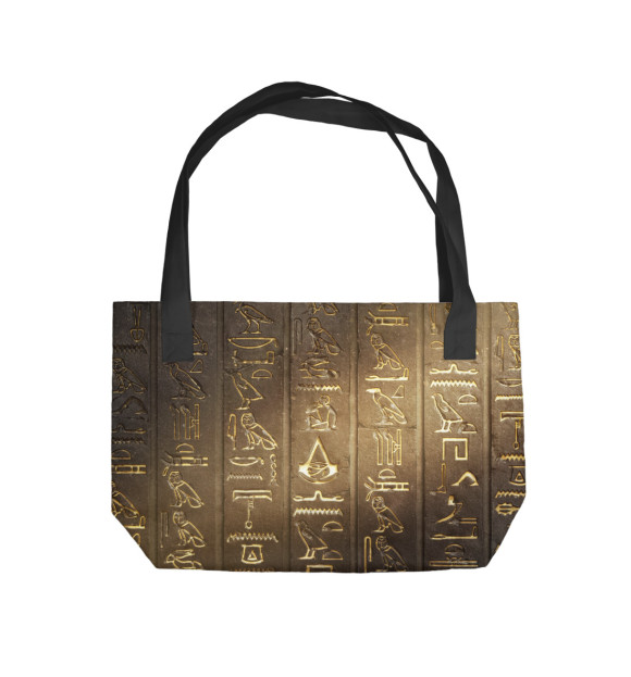 Пляжная сумка с изображением Assassin's Creed Origins цвета 